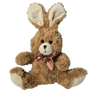 Kellytoy Butterscotch Bunny Stuffed Animal Plush 11" Brown Whimsical Farm Spring